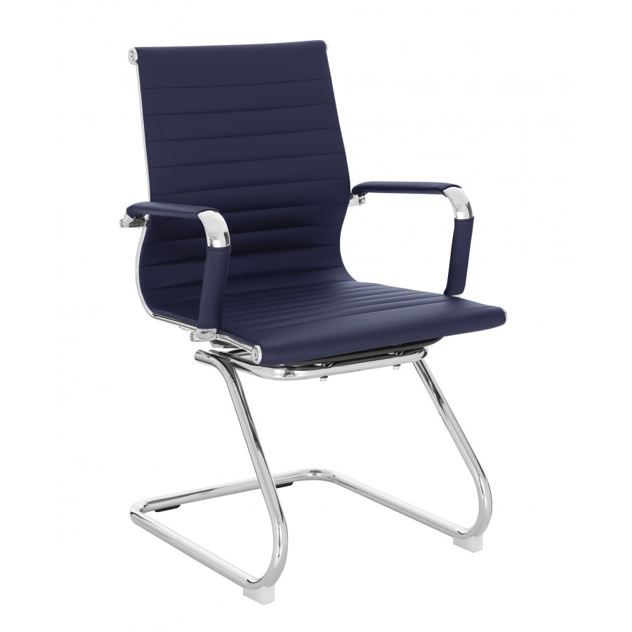 Aura Leather Cantilever Office Chair